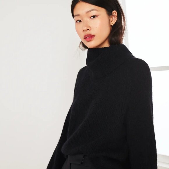 Quince Baby Alpaca-Wool Turtleneck - Large - Picture 2 of 5